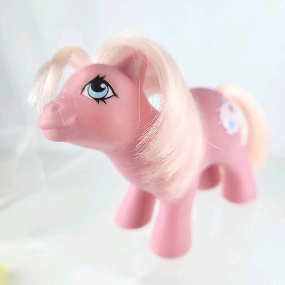 My Little Pony MLP 1985 Pink Baby Tiddly Winks Hasbro - Picture 7 of 16